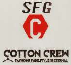 SFG COTTON CREW (and logo) trademark logo