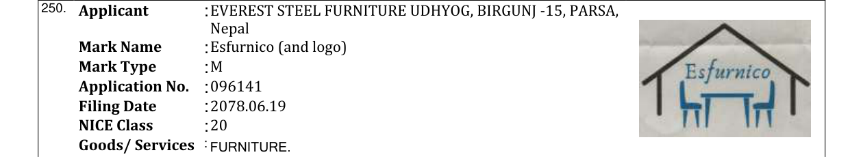 Original bulletin entry for Esfurnico (and logo)