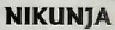 NIKUNJA (and logo) trademark logo