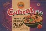 CURRENT CHEESE CHICKEN PIZZA NOODLE (and logo) trademark logo
