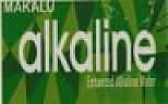 MAKALU ALKALINE (and logo) trademark logo