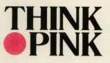 THINK PINK (and logo) trademark logo