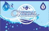 AQUA CRYSTAL (and logo) trademark logo