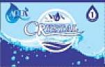 AQUA CRYSTAL (and logo) trademark logo