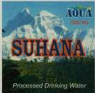 AQUA SUHANA (and logo) trademark logo