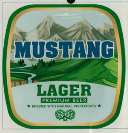 MUSTANG LAGER PREMIUM BEER (and logo) trademark logo