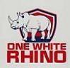 ONE WHITE RHINO (and logo) trademark logo