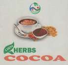 LWH HERBS COCOA (and logo) trademark logo