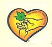 The heart of a healthy family (DEVICE OF HANDS) (and logo) trademark logo