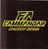 FA CAMMANDAR ENERGY DRINK (and logo) trademark logo