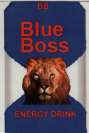 BLUE BOSS ENERGY DRINK (and logo) trademark logo
