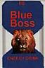BLUE BOSS ENERGY DRINK (and logo) trademark logo