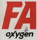 FA OXYGEN ENERGY DRINK (and logo) trademark logo