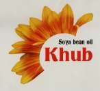 KHUB SOYA BEAN OIL (and logo) trademark logo