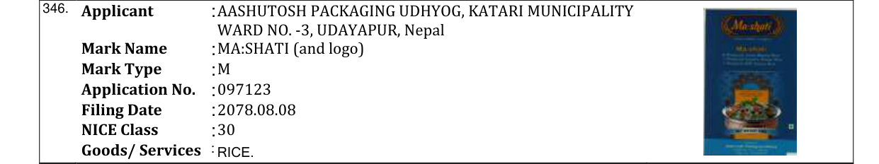 Original bulletin entry for MA:SHATI (and logo)
