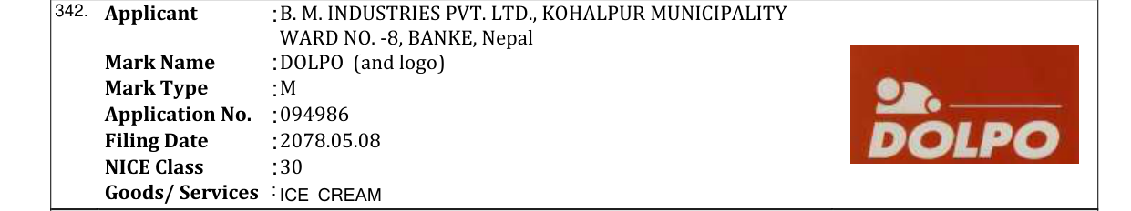 Original bulletin entry for DOLPO (and logo)