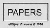 PAPERS (and logo) trademark logo