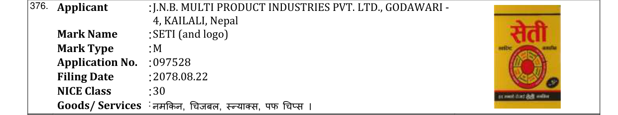 Original bulletin entry for SETI (and logo)