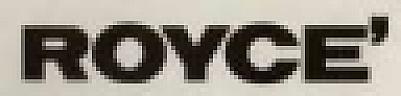 ROYCE' (and logo) trademark logo