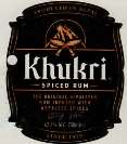 Khukri Spiced Rum (and logo) trademark logo