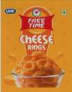FREE TIME CHEESE RINGS (and logo) trademark logo