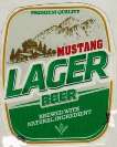 MUSTANG LAGER BEER (and logo) trademark logo