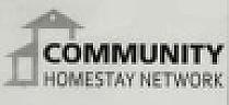 COMMUNITY HOMESTAY NETWORK (and logo) trademark logo