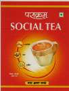 PARAKRAM SOCIAL TEA (and logo) trademark logo