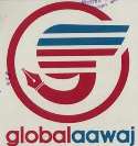 GLOBAL AAWAJ (and logo) trademark logo