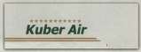 KUBER AIR (and logo) trademark logo