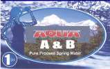 AQUA A & B (and logo) trademark logo