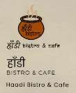 HAADI BISTRO & CAFE (and logo) trademark logo