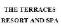 THE TERRACES RESORT AND SPA (and logo) trademark logo