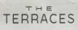 THE TERRACES (and logo) trademark logo