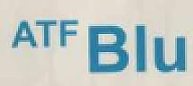 ATF BLU (and logo) trademark logo