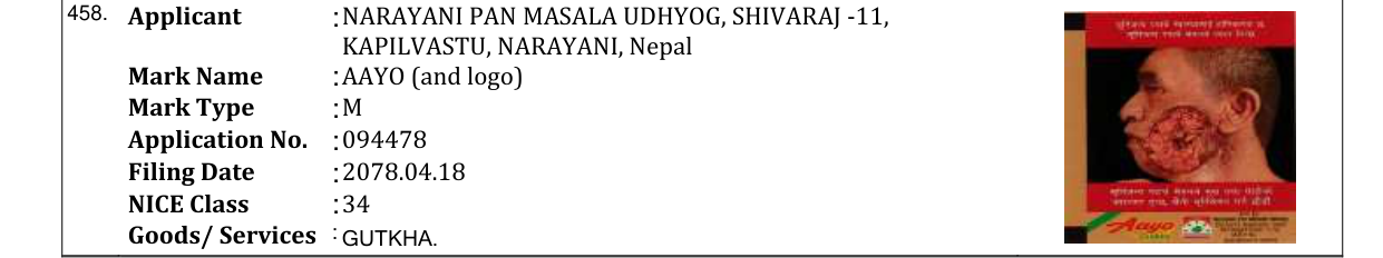 Original bulletin entry for AAYO (and logo)