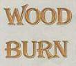 WOOD BURN (and logo) trademark logo