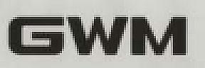 GWM (Stylized) (and logo) trademark logo
