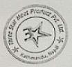 THREE STAR MEAT PRODUCT PVT. LTD. (and logo) trademark logo