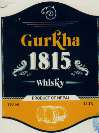 GURKHA 1815 (and logo) trademark logo