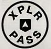 XPLR PASS (and logo) trademark logo