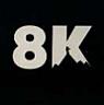8K (and logo) trademark logo