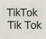 TIKTOK (and logo) trademark logo