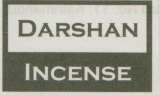 DARSHAN INCENSE (and logo) trademark logo