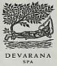 DEVARANA SPA (and logo) trademark logo