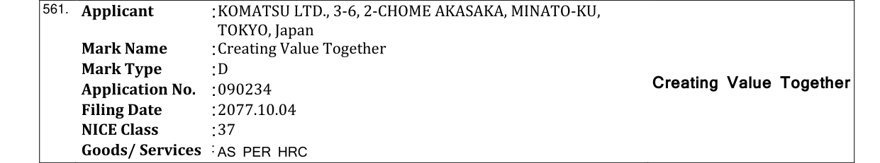 Original bulletin entry for Creating Value Together