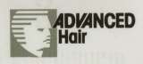 ADVANCED Hair (and logo) trademark logo
