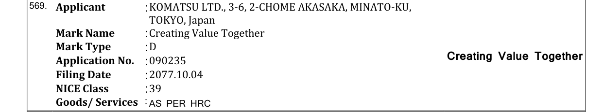 Original bulletin entry for Creating Value Together