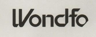Wondfo (and logo) trademark logo