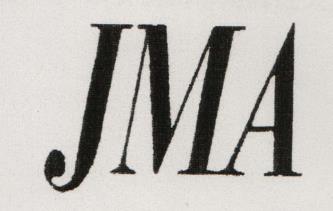 JMA (and logo) trademark logo
